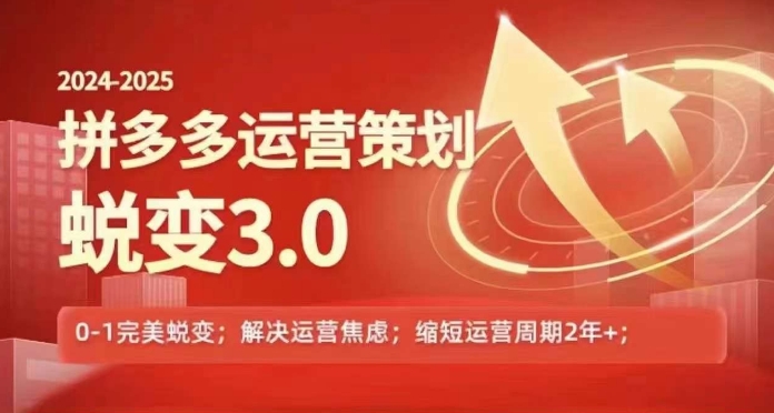 2024-2025拼多多运营策略蜕变3.0，0~1完美蜕变，解决信息焦虑插图