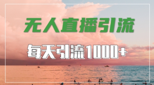 抖音快手视频号全平台通用，无人直播引流法，超暴力引流1000+高质量精准创业粉【揭秘】插图