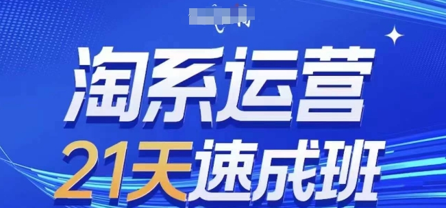 淘系运营21天速成班(更新24年9月)，0基础轻松搞定淘系运营，不做假把式插图