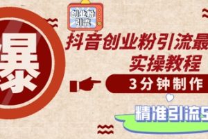 轻松制作创业类视频，一天被动加精准创业粉500+【揭秘】