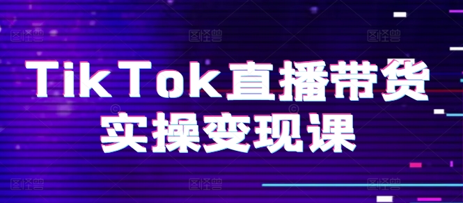 TikTok直播带货实操变现课：系统起号、科学复盘、变现链路、直播配置、小店操作流程、团队搭建等。插图