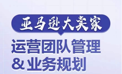 亚马逊大卖家-运营团队管理&业务规划，为你揭秘如何打造超强实力的运营团队插图