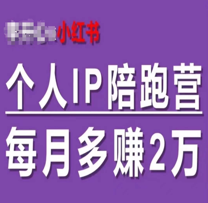 小红书个人IP陪跑营，60天拥有自动转化成交的双渠道个人IP，每月多赚2w插图