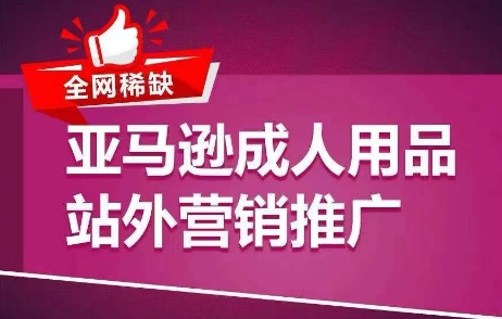 全网稀缺！亚马逊成人用品站外营销推广，​教你引爆站外流量，开启爆单模式插图